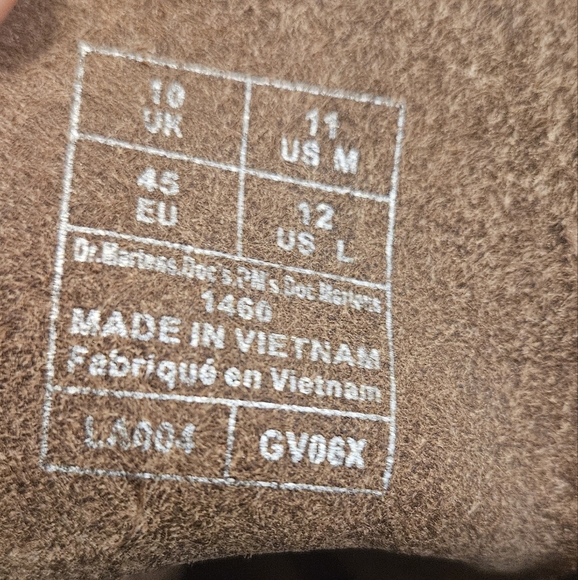 NWOT Dr. Martens 1460 Bex Craxy Horse Leather Lace Up Boot: Mens Size 11 - Picture 12 of 12